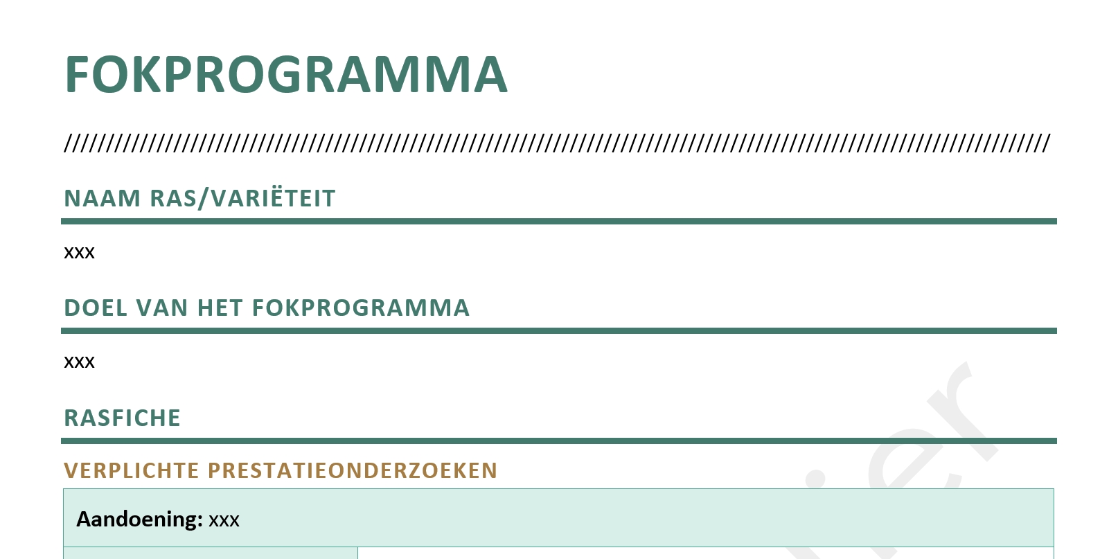 Shih Tzu Stamboom Vlaanderen - Nieuwe regelgeving